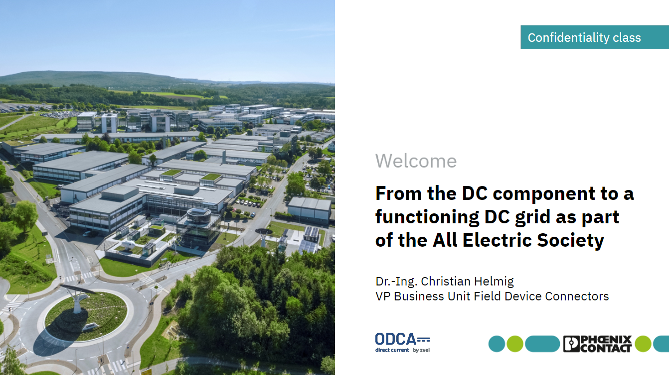 Hannover Messe 2024 | From the DC component to a functioning DC grid as part of the All Electric Society